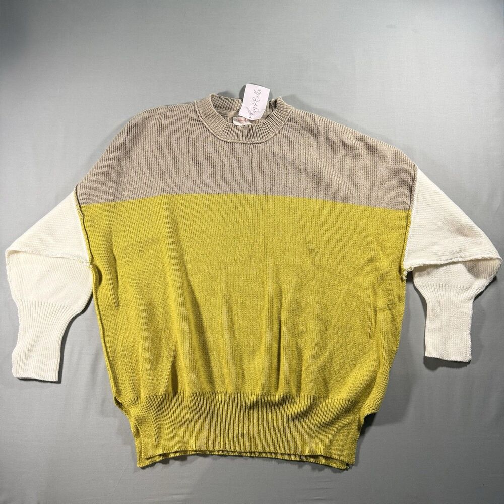 NWT Hailey & Co. (bought At Evy & Belle Boutique) Colorblock Sweater - Small